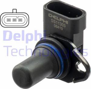 Delphi SS11303 - Датчик, положение распределительного вала avtokuzovplus.com.ua