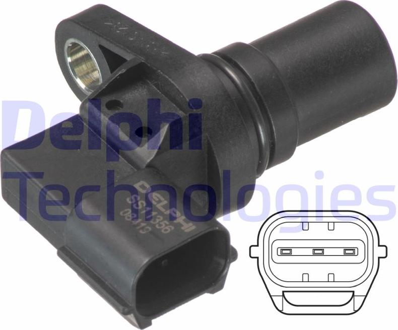 Delphi SS11356 - Датчик, положення розподільного валу autocars.com.ua