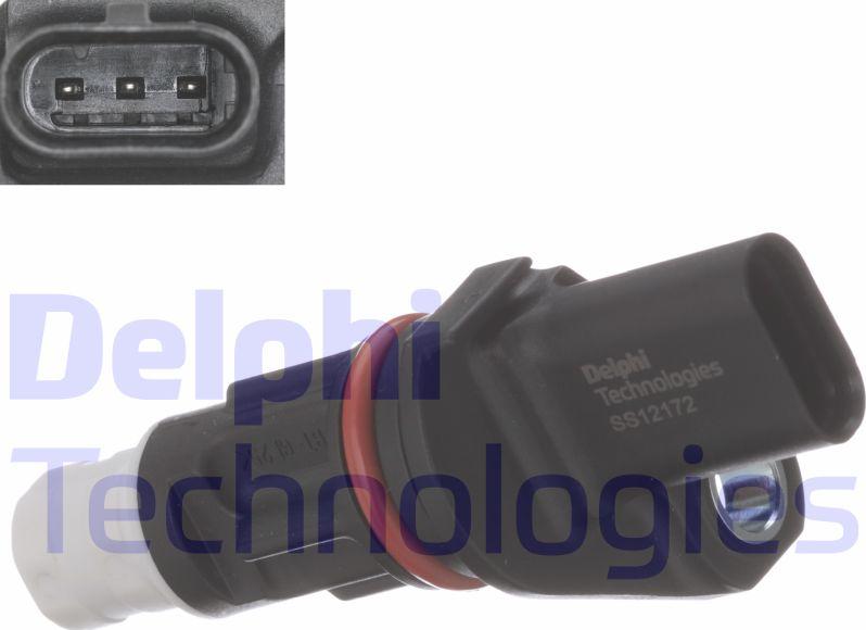 Delphi SS12172-11B1 - Датчик імпульсів, колінчастий вал autocars.com.ua