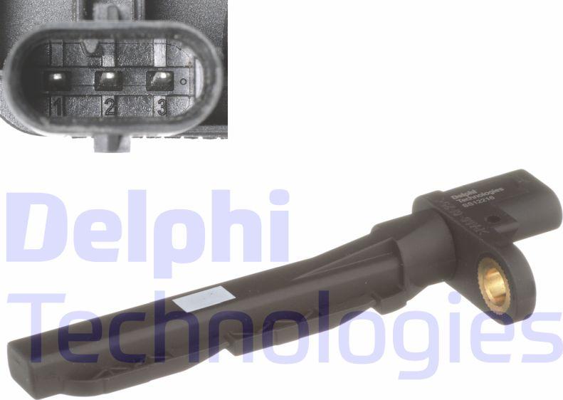 Delphi SS12216-11B1 - Датчик імпульсів, колінчастий вал autocars.com.ua