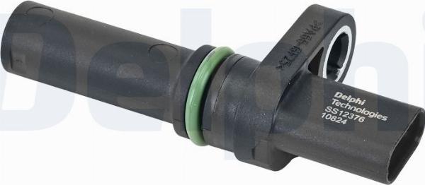 Delphi SS12376-12B1 - Датчик імпульсів, колінчастий вал autocars.com.ua