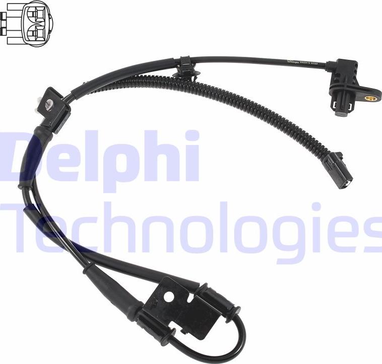 Delphi SS20415-12B1 - Датчик ABS, частота обертання колеса autocars.com.ua