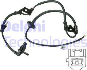 Delphi SS20510 - Датчик ABS, частота обертання колеса autocars.com.ua