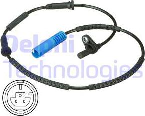Delphi SS20554 - Датчик ABS, частота обертання колеса autocars.com.ua
