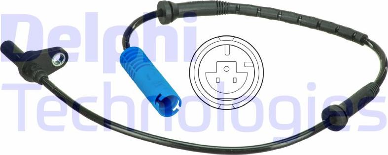 Delphi SS20555 - Датчик ABS, частота обертання колеса autocars.com.ua