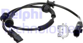 Delphi SS20604 - Датчик ABS, частота обертання колеса autocars.com.ua