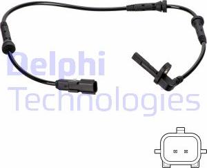 Delphi SS20750 - Датчик ABS, частота обертання колеса autocars.com.ua