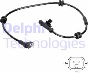 Delphi SS20766 - Датчик ABS, частота обертання колеса autocars.com.ua
