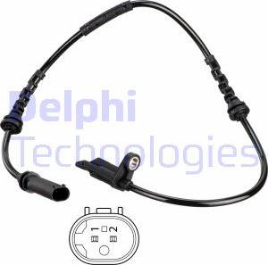 Delphi SS20768 - Датчик ABS, частота обертання колеса autocars.com.ua