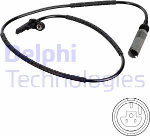 Delphi SS20772 - Датчик ABS, частота обертання колеса autocars.com.ua