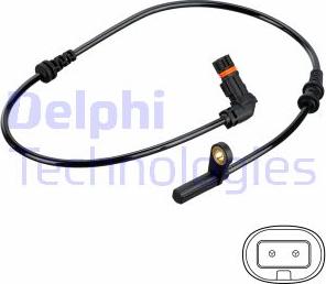 Delphi SS20797 - Датчик ABS, частота обертання колеса autocars.com.ua