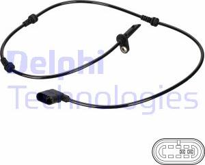 Delphi SS20830 - Датчик ABS, частота обертання колеса autocars.com.ua
