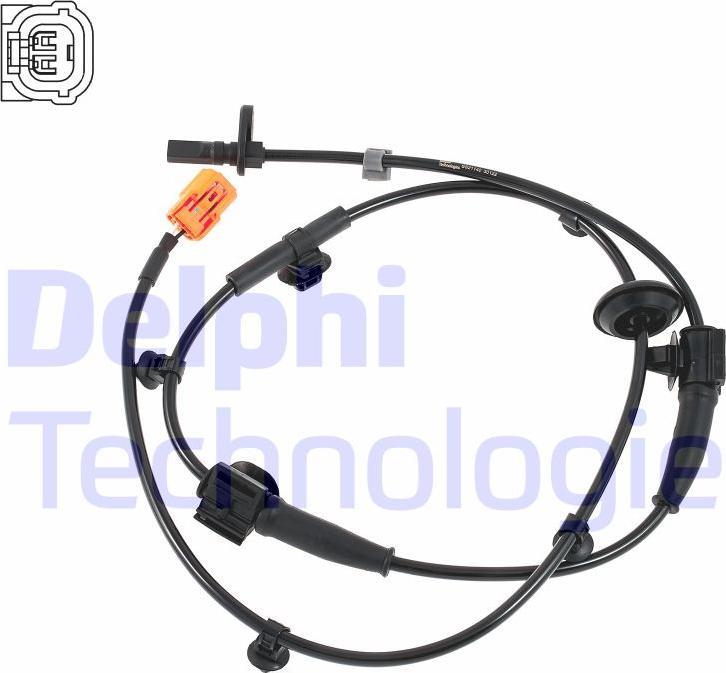 Delphi SS21140-12B1 - Датчик ABS, частота обертання колеса autocars.com.ua