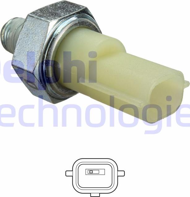 Delphi SW90073 - Датчик, тиск масла autocars.com.ua