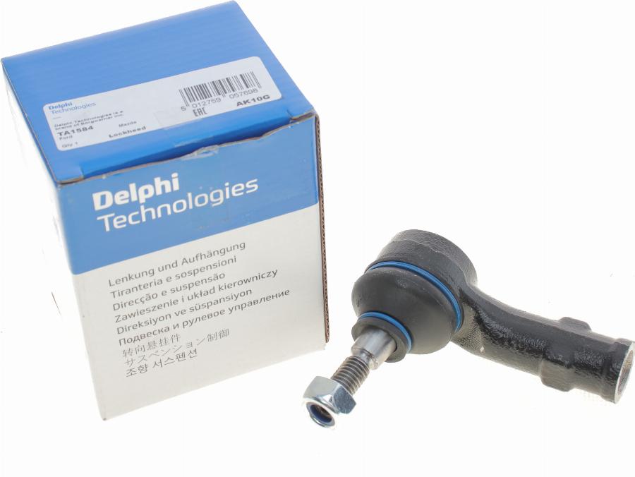 Delphi TA1584 - Наконечник рулевой тяги, шарнир avtokuzovplus.com.ua