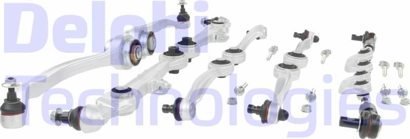 Delphi TC1300KIT - Ремкомплект, поперечний важіль підвіски autocars.com.ua