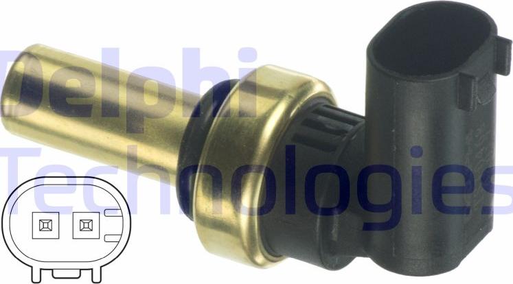 Delphi TS10468 - Датчик, температура охолоджуючої рідини autocars.com.ua