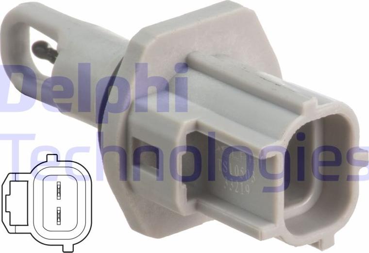 Delphi TS10503 - Датчик, температура впускається autocars.com.ua