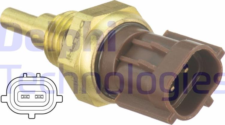 Delphi TS10509 - Датчик, температура охолоджуючої рідини autocars.com.ua