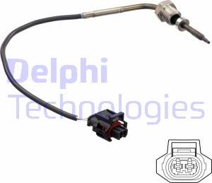 Delphi TS30148 - Датчик, температура вихлопних газів autocars.com.ua