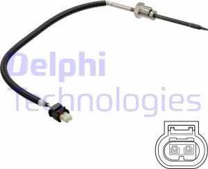Delphi TS30157 - Датчик, температура выхлопных газов avtokuzovplus.com.ua