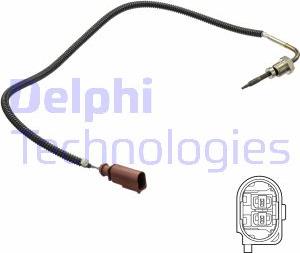 Delphi TS30173 - Датчик, температура вихлопних газів autocars.com.ua