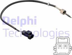 Delphi TS30189 - Датчик, температура вихлопних газів autocars.com.ua