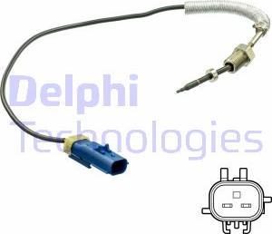 Delphi TS30191 - Датчик, температура выхлопных газов avtokuzovplus.com.ua