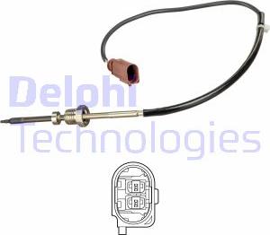 Delphi TS30259-11B1 - Датчик, температура выхлопных газов avtokuzovplus.com.ua