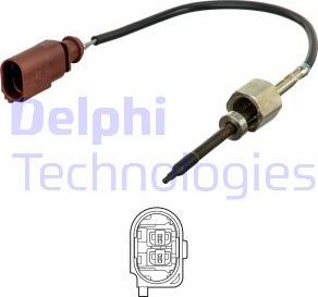 Delphi TS30262 - Датчик, температура вихлопних газів autocars.com.ua