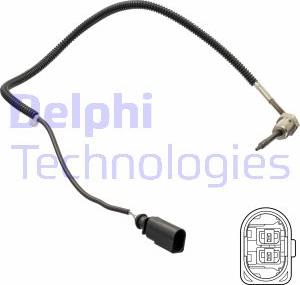 Delphi TS30271 - Датчик, температура выхлопных газов avtokuzovplus.com.ua