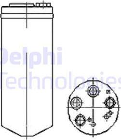 Delphi TSP0175289 - Осушувач, кондиціонер autocars.com.ua