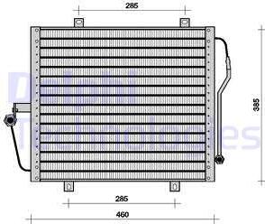 Delphi TSP0225056 - Конденсатор, кондиціонер autocars.com.ua