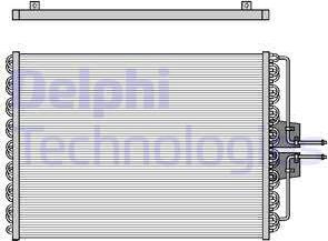 Delphi TSP0225061 - Конденсатор кондиционера avtokuzovplus.com.ua
