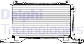 Delphi TSP0225124 - Конденсатор, кондиціонер autocars.com.ua