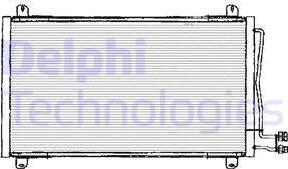 Delphi TSP0225125 - Конденсатор, кондиціонер autocars.com.ua