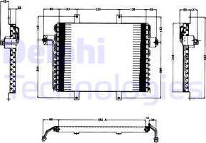 Delphi TSP0225138 - Конденсатор кондиционера avtokuzovplus.com.ua