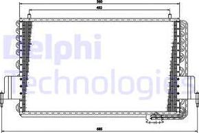 Delphi TSP0225159 - Конденсатор кондиционера avtokuzovplus.com.ua