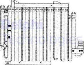 Delphi TSP0225170 - Конденсатор, кондиціонер autocars.com.ua