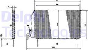 Delphi TSP0225177 - Конденсатор, кондиціонер autocars.com.ua