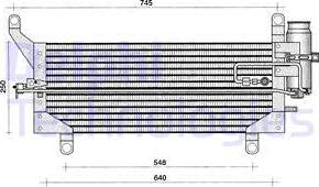 Delphi TSP0225189 - Конденсатор, кондиціонер autocars.com.ua