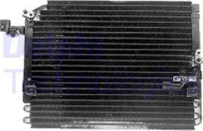 Delphi TSP0225223 - Конденсатор, кондиціонер autocars.com.ua