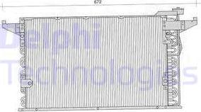 Delphi TSP0225235 - Конденсатор, кондиціонер autocars.com.ua