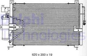 Delphi TSP0225256 - Конденсатор, кондиціонер autocars.com.ua