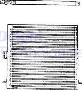 Delphi TSP0225369 - Конденсатор, кондиціонер autocars.com.ua