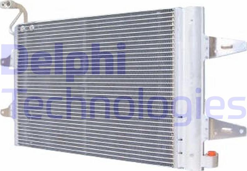 Delphi TSP0225508 - Конденсатор, кондиціонер autocars.com.ua