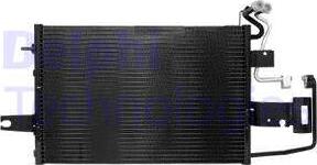 Delphi TSP0225542 - Конденсатор, кондиціонер autocars.com.ua