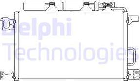 Delphi TSP0225657 - Конденсатор, кондиціонер autocars.com.ua