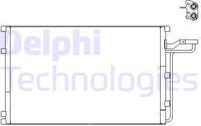 Delphi TSP0225659 - Конденсатор кондиционера avtokuzovplus.com.ua