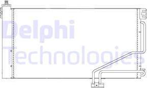 Delphi TSP0225678 - Конденсатор, кондиціонер autocars.com.ua